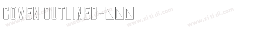 Coven Outlined字体转换